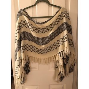 Free people poncho (2 ways to wear see next photo)